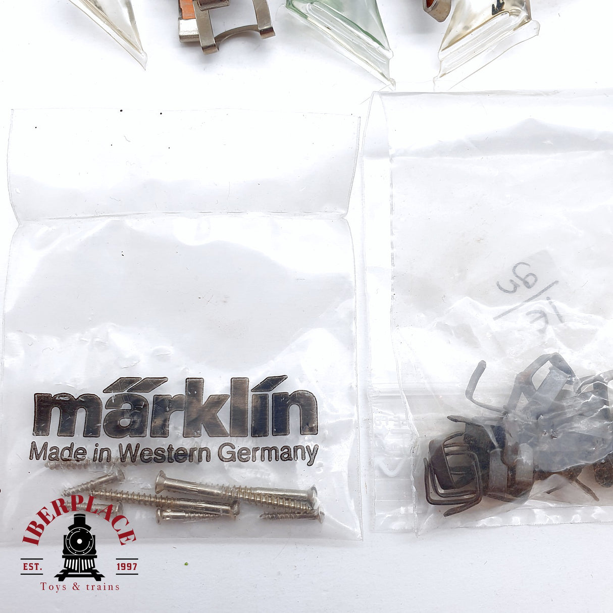 ♻️ 2da mano - Märklin 70007194 7299 lote patines para vagones, clavos, liquido para humo locomotoras H0 escala 1:87