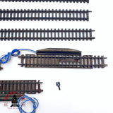 ♻️ 2da mano - 10x Arnold Rapido 0101 vías rectas, tope de vías, vías de desenganche N escala 1:160