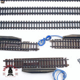 ♻️ 2da mano - 10x Arnold Rapido 0101 vías rectas, tope de vías, vías de desenganche N escala 1:160