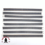 ♻️ 2da mano - 9119 Fleischmann 8x vías flexibles de cremallera N escala 1:160