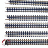 ♻️ 2da mano - 9119 Fleischmann 8x vías flexibles de cremallera N escala 1:160