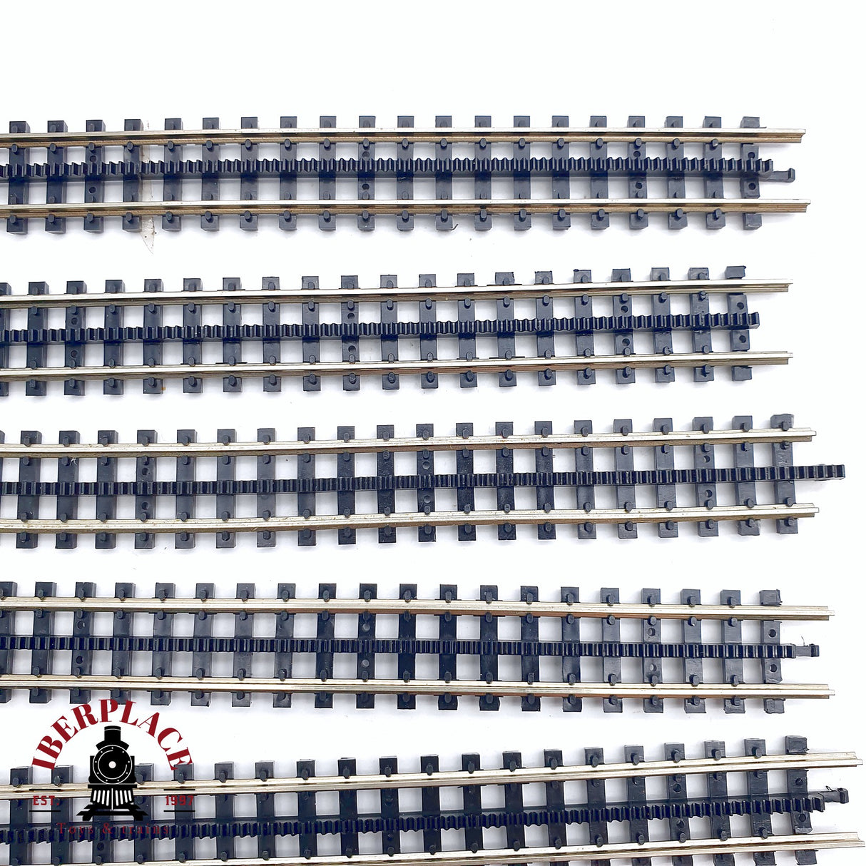 ♻️ 2da mano - 9119 Fleischmann 8x vías flexibles de cremallera N escala 1:160