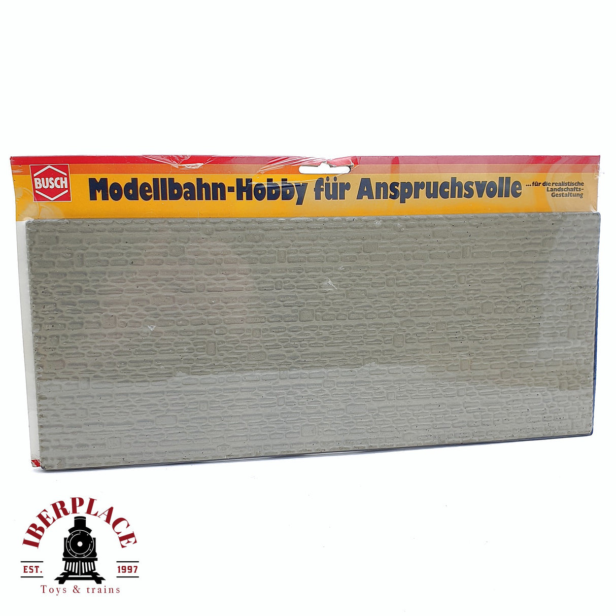 ♻️ 2da mano - Busch 7032 Muro de contención 33.5x14cm H0 escala 1:87
