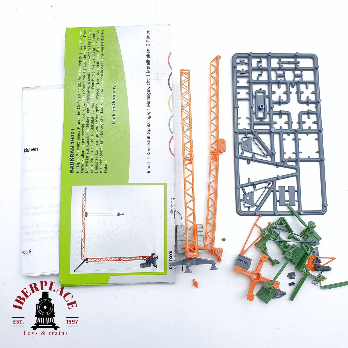 ♻️ 2da mano -  DM Toys 16001 Piezas de repuesto para grua Torre N escala 1:160