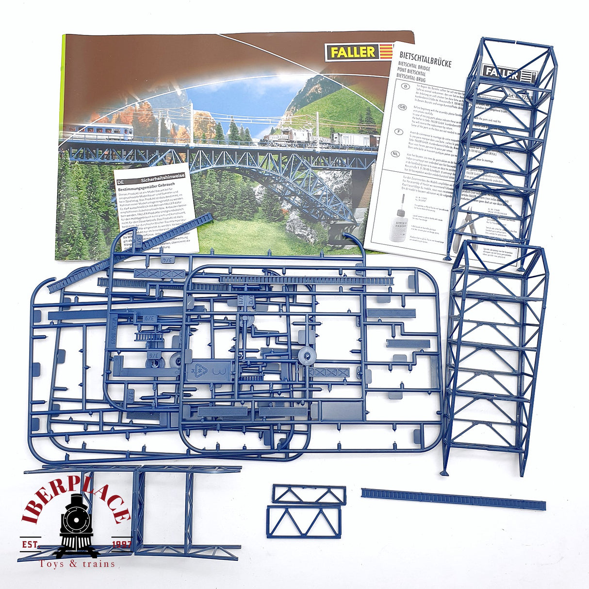 ♻️ 2da mano -  Faller 222580 piezas de repuesto para Puente del valle de Bietschtal N escala 1:160
