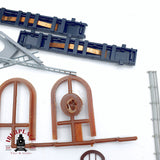 ♻️ 2da mano -  Faller figuras barreras de paso a nivel bancos ventanas etc H0 escala 1:87