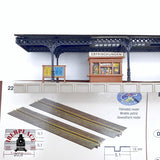 ♻️ 2da mano -  Faller Anden plataforma de estación, pozos de inspección N 1:160