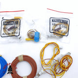 ♻️ 2da mano -  Brawa Faller bombillas, cables azul, marrón, gris H0 escala 1:87
