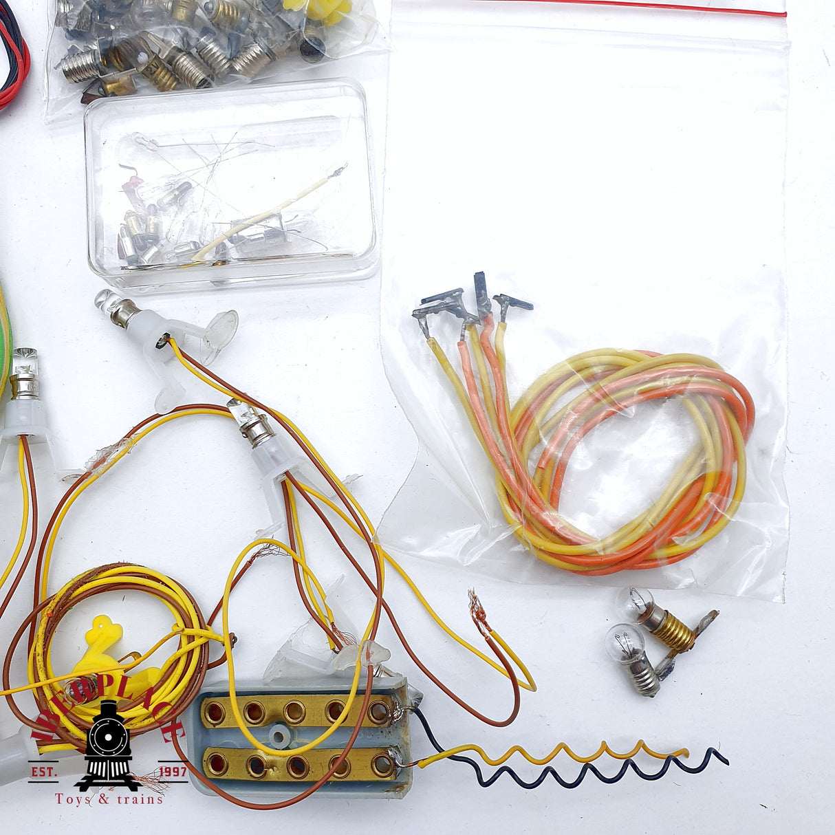 ♻️ 2da mano -  Brawa Faller bombillas, cables panel de distribución H0 escala 1:87