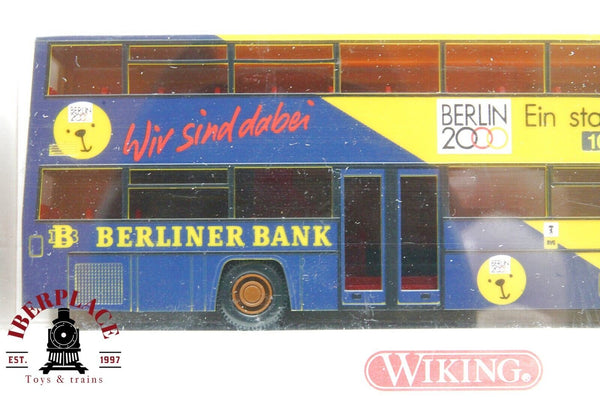 2x Wiking 731 0239 0340 Berliner DD autobús MAN automodelismo ho escala 1/87