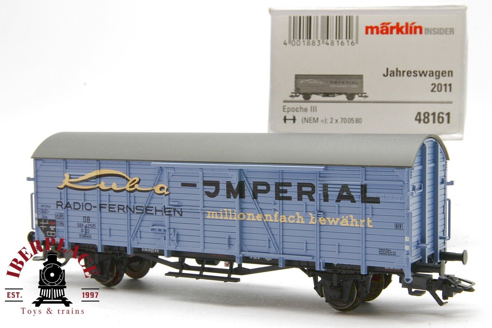 Märklin 48161 vagón mercancías DB 566 425 insider H0 escala 1:87 ho 00