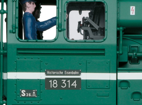 Märklin 55129 Digital Locomotora de vapor de la clase 18 DR 18314 escala 1:32