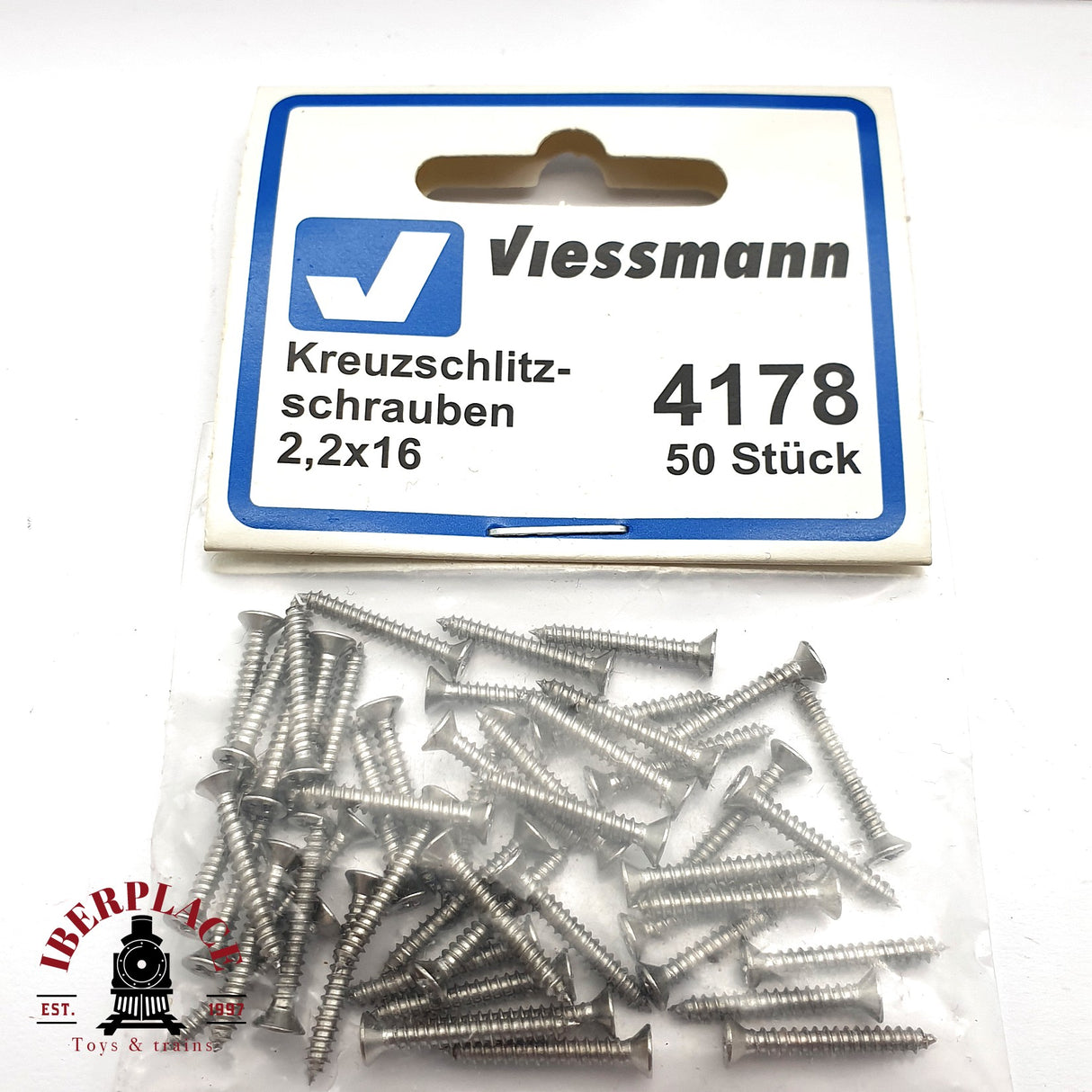 ♻️ 2da mano - Noch viessmann enanos limpia vías tornillos H0 escala 1:87 EH010