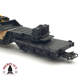 ♻️ 2da mano - Märklin vagón plataforma de cargas pesadas DB H0 escala 1:87 EH010