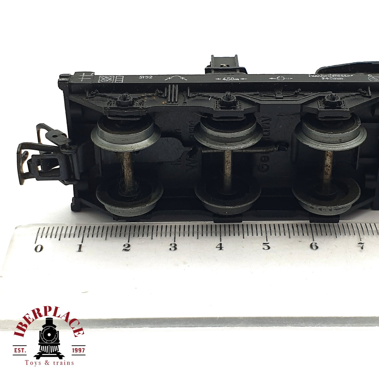 ♻️ 2da mano - Märklin vagón plataforma de cargas pesadas DB H0 escala 1:87 EH010