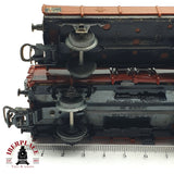 ♻️ 2da mano - Märklin 2x vagones mercancias DB H0 escala 1:87 EH010