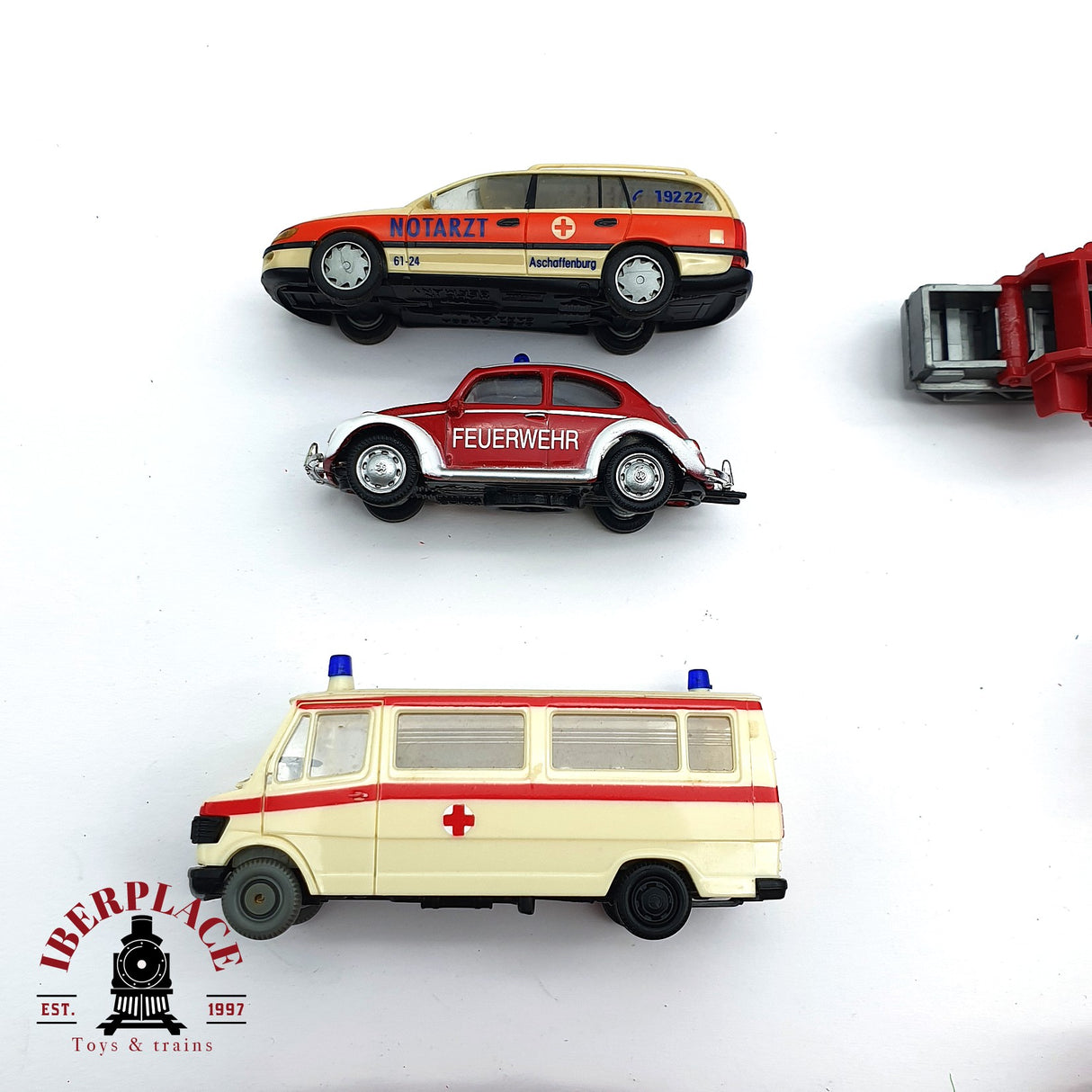 ♻️ 2da mano - Wiking Herpa coches camiones de bomberos Mercedes Magirus H0 escala 1:87 EH010