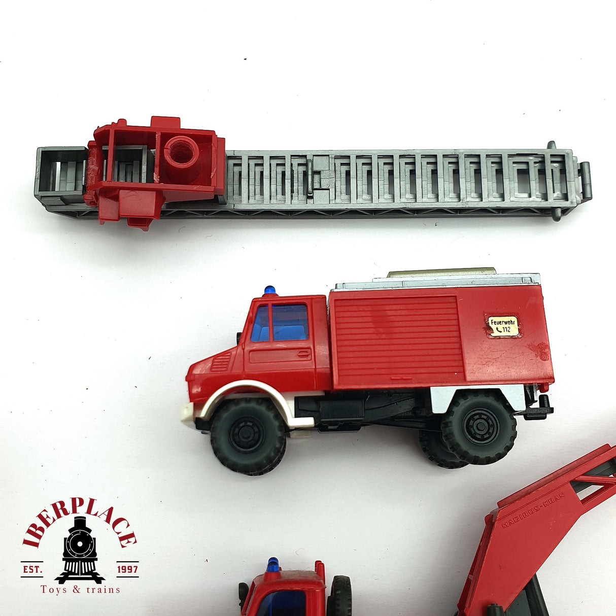 ♻️ 2da mano - Wiking Herpa coches camiones de bomberos Mercedes Magirus H0 escala 1:87 EH010
