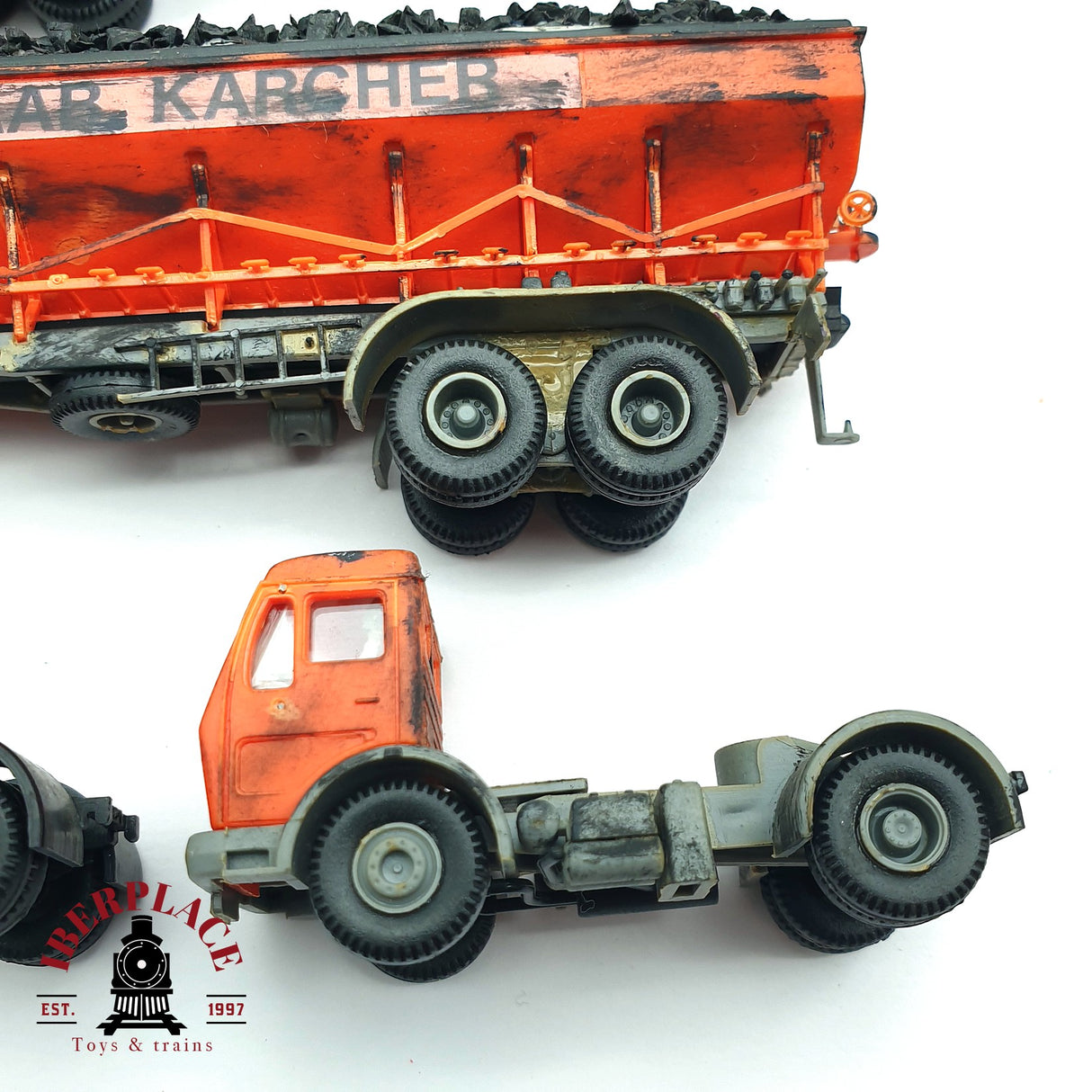 ♻️ 2da mano - Wiking torre grua camiones Magirus Mercedes MB H0 escala 1:87 EH010