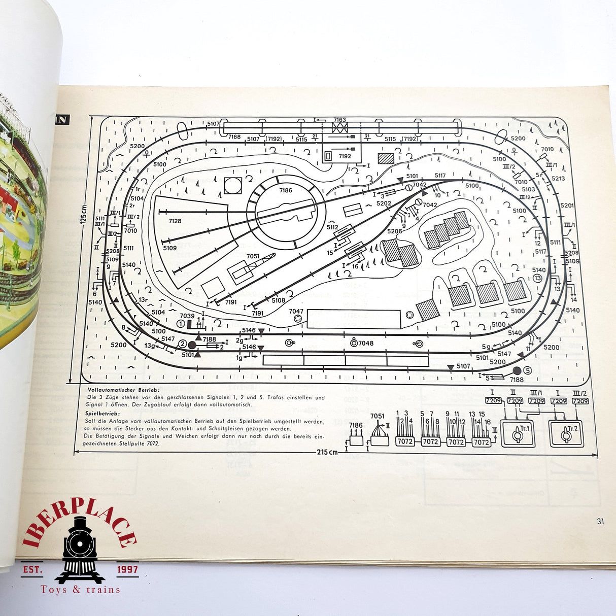 ♻️ 2da mano - Märklin 0350 libro plano de vías del año 1969 H0 escala 1:87 EH010
