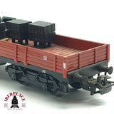 ♻️ 2da mano - Märklin vagón bordes bajos DB 697 2 344-1 H0 escala 1:87 EH010