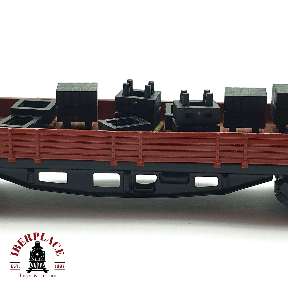 ♻️ 2da mano - Märklin vagón bordes bajos DB 697 2 344-1 H0 escala 1:87 EH010