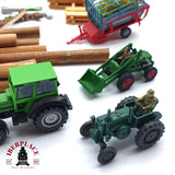 ♻️ 2da mano - Wiking palets madera troncos tractores para el campo H0 escala 1:87 EH010