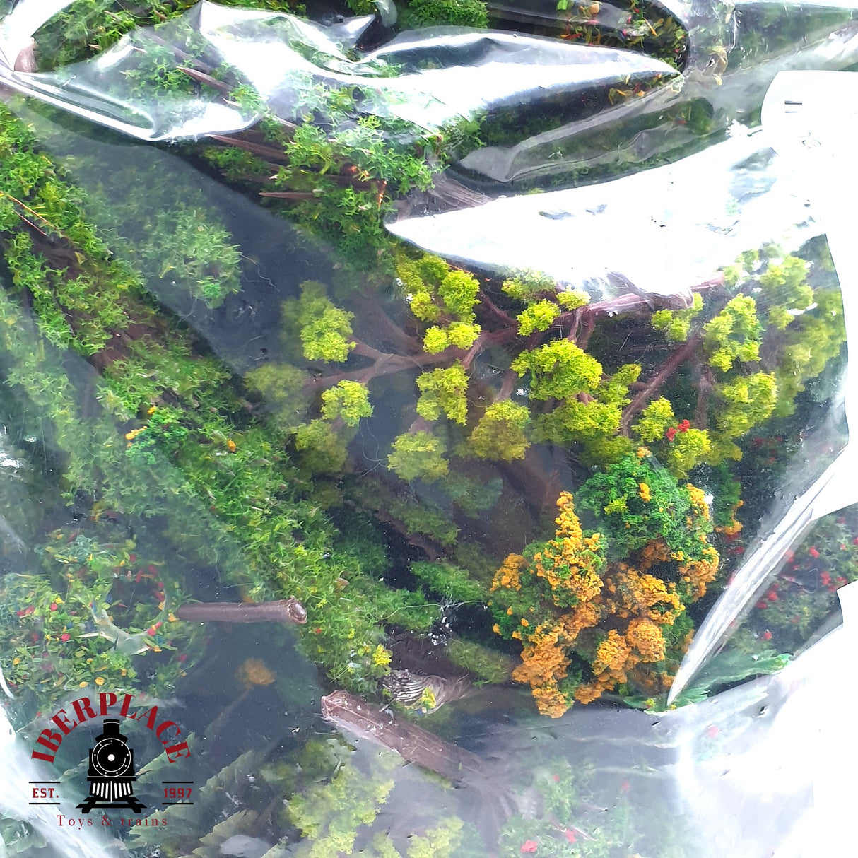 ♻️ 2da mano - Lote XXL arboles pinos Abetos H0 escala 1:87 EH010