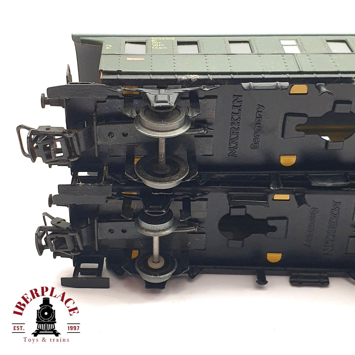 ♻️ 2da mano - Märklin 2x 4002 vagones pasajero clase 2 en metal  H0 escala 1:87 EH010