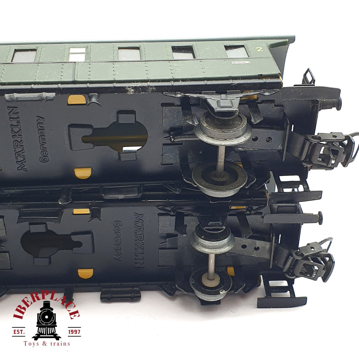 ♻️ 2da mano - Märklin 2x 4002 vagones pasajero clase 2 en metal  H0 escala 1:87 EH010