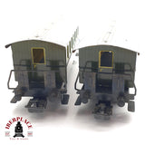 ♻️ 2da mano - Märklin 2x 4040 vagones pasajero clase 2 en metal H0 escala 1:87 EH010