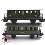 ♻️ 2da mano - Märklin 2x 4040 vagones pasajero clase 2 en metal H0 escala 1:87 EH010