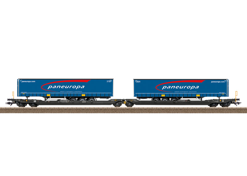 Trix 24476 – Double wagon-poche Sdggmrss · privat – H0 1:87