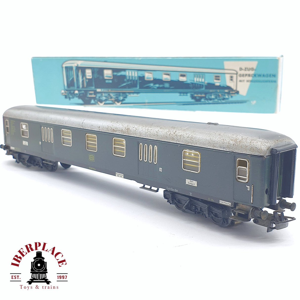 ♻️ 2 mano - Märklin 4044 vagón equipajes DB en metal H0 escala 1:87 TEN03