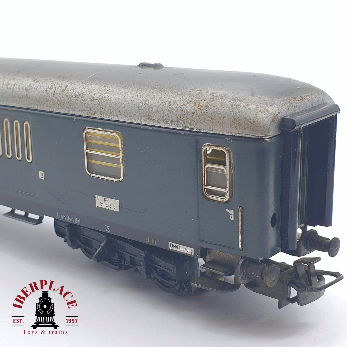 ♻️ 2 mano - Märklin 4044 vagón equipajes DB en metal H0 escala 1:87 TEN03