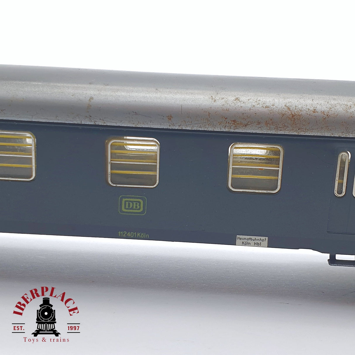 ♻️ 2 mano - Märklin 4044 vagón equipajes DB en metal H0 escala 1:87 TEN03