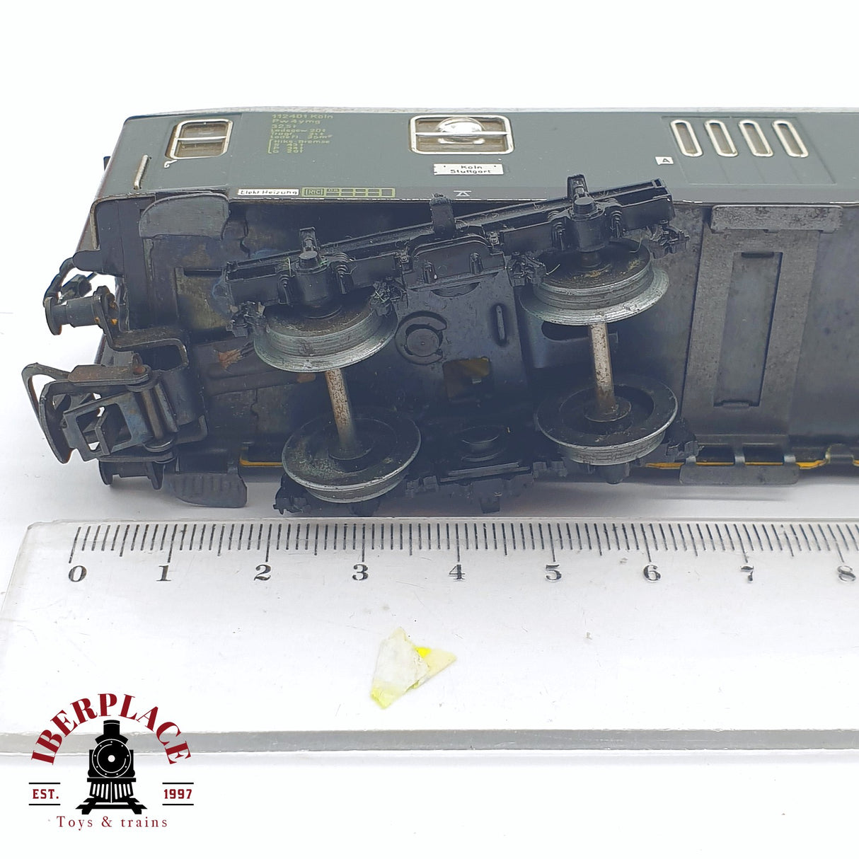 ♻️ 2 mano - Märklin 4044 vagón equipajes DB en metal H0 escala 1:87 TEN03