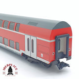 ♻️ 2 mano - Märklin 43584 vagon pasajeros de doble piso RE Kassel HBF H0 escala 1:87 TEN03