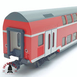 ♻️ 2 mano - Märklin 43584 vagon pasajeros de doble piso RE Kassel HBF H0 escala 1:87 TEN03