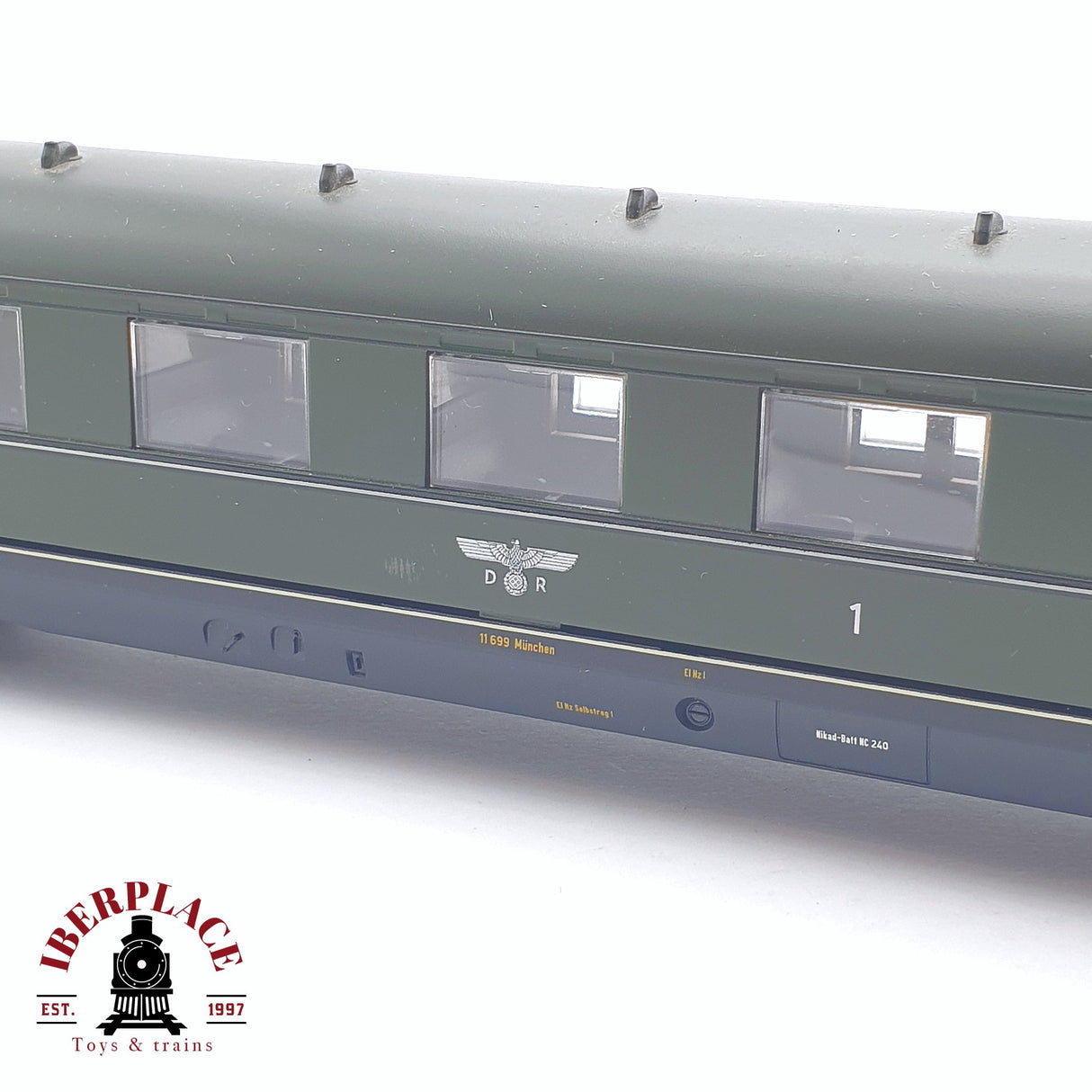 ♻️ 2 mano - Märklin 43201 vagón pasajeros DR 11 699 H0 escala 1:87 TEN03