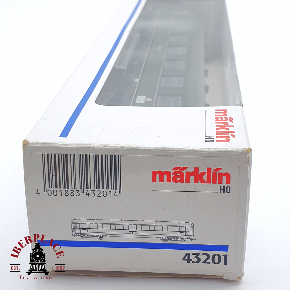 ♻️ 2 mano - Märklin 43201 vagón pasajeros DR 11 699 H0 escala 1:87 TEN03