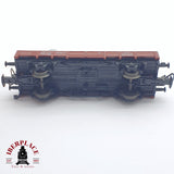 ♻️ 2 mano - Märklin 4424 vagón plataforma con pala cargadora DB H0 escala 1:87 TEN03
