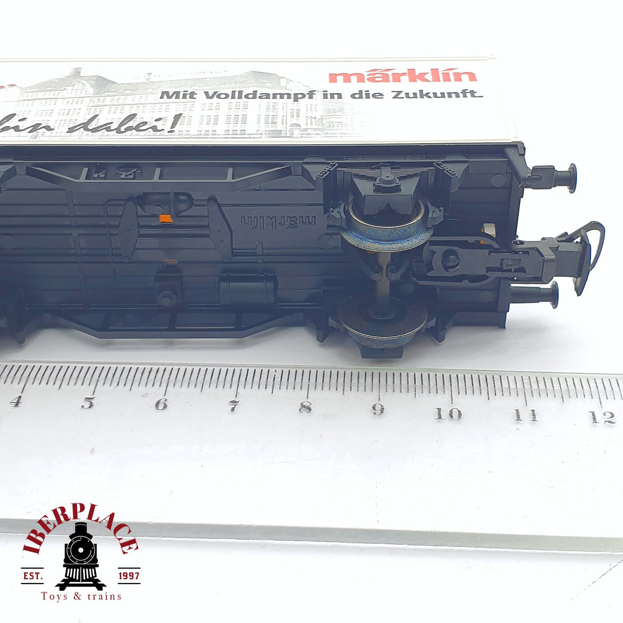 ♻️ 2 mano - Märklin 44150 vagón contenedor publicidad H0 escala 1:87 TEN03