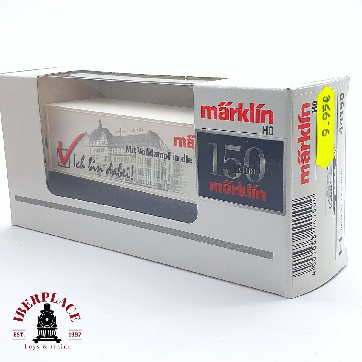 ♻️ 2 mano - Märklin 44150 vagón contenedor publicidad H0 escala 1:87 TEN03