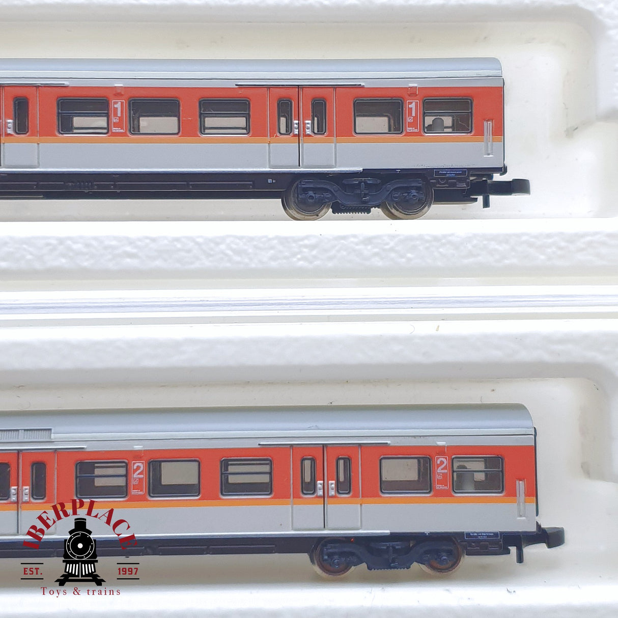 ♻️ 2 mano -  Märklin 2x 87981 87971 coches pasajero DB clase 1-2 Z escala 1:220 TEN03