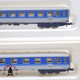 ♻️ 2 mano -  Märklin 2x 8743 8744 coches pasajero DB clase 1-2 Z escala 1:220 TEN03