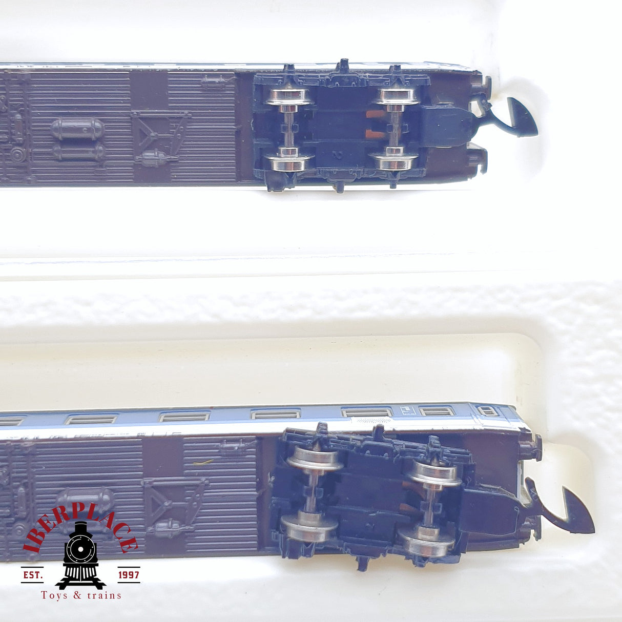 ♻️ 2 mano -  Märklin 2x 8743 8744 coches pasajero DB clase 1-2 Z escala 1:220 TEN03