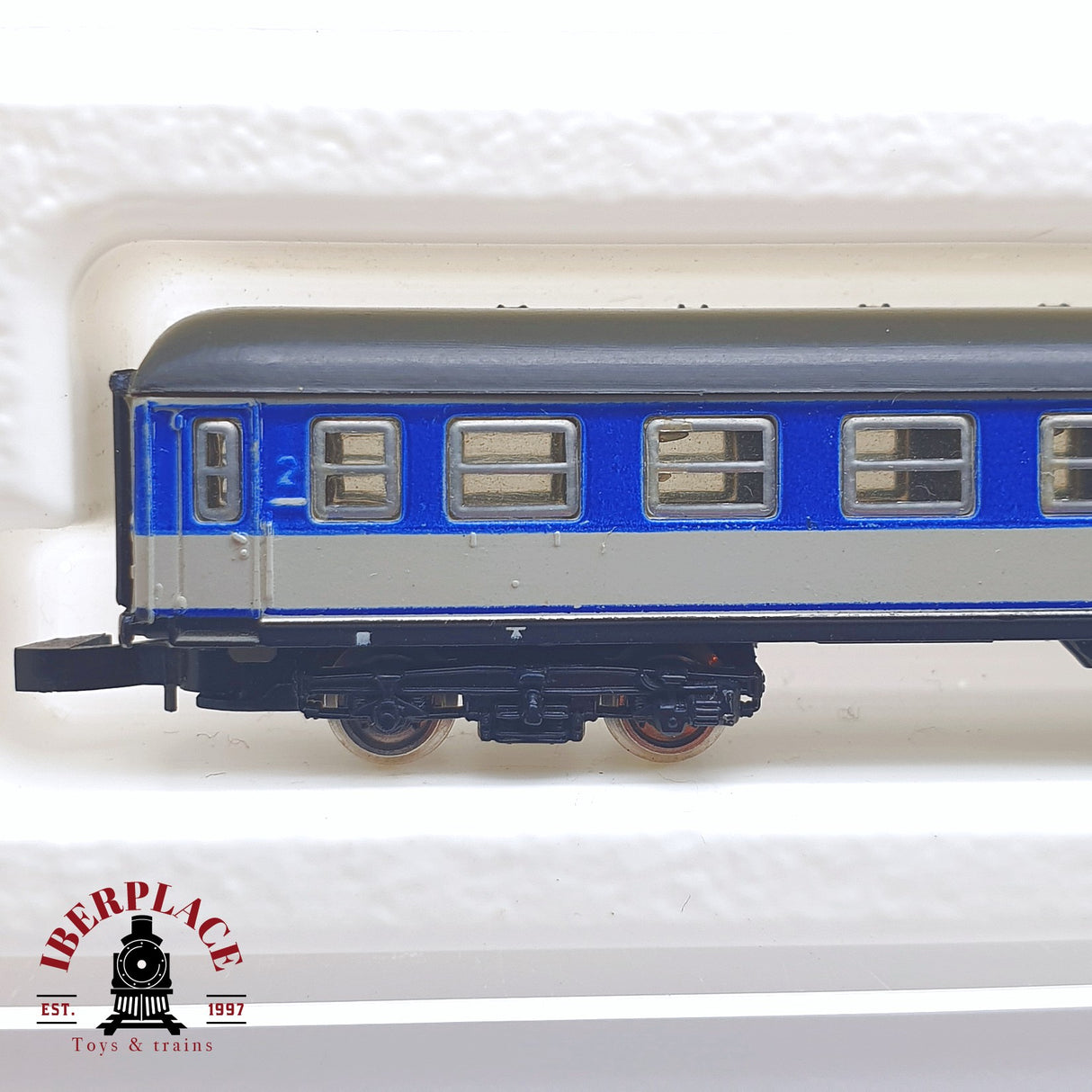 ♻️ 2 mano -  Märklin 3x 8720 8721 coches pasajero DB clase 1-2 Z escala 1:220 TEN03