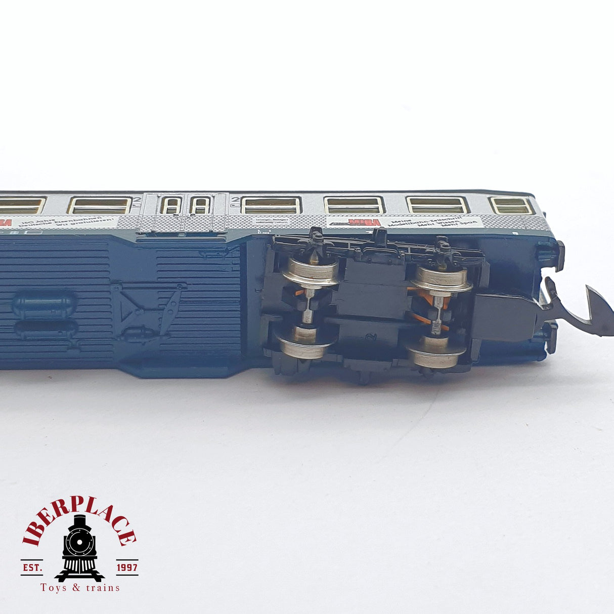 ♻️ 2 mano -  Märklin 8716 vagón pasajeros DB MIBA silver Z escala 1:220 TEN03