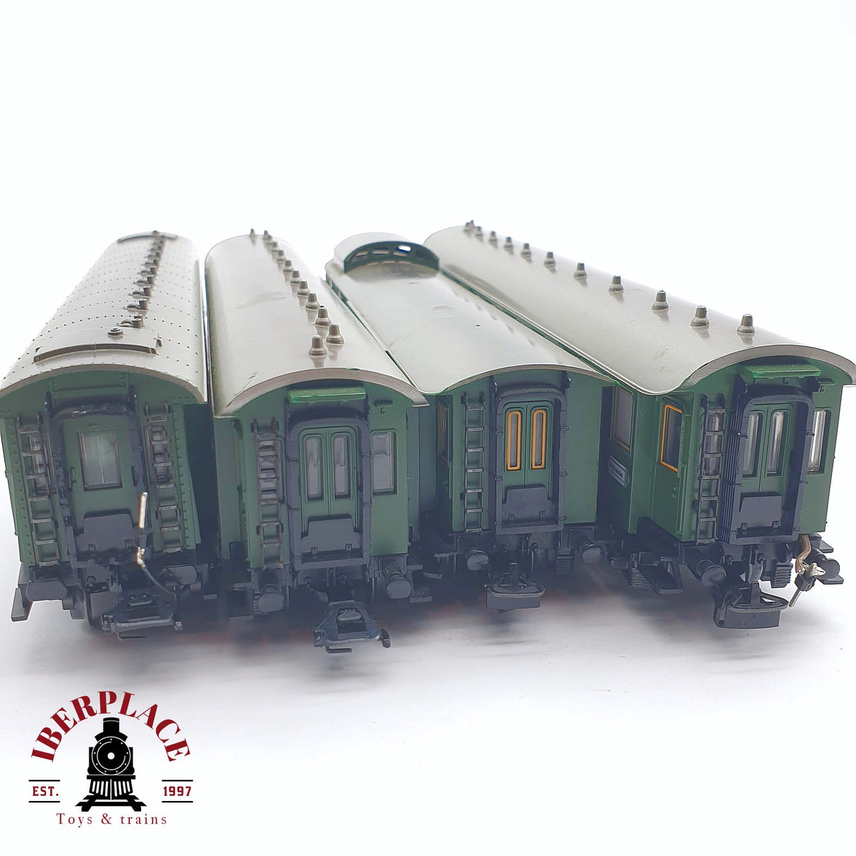♻️ 2 mano - Märklin 4x pasajeros y equipajes DRG H0 escala 1:87 TEN03
